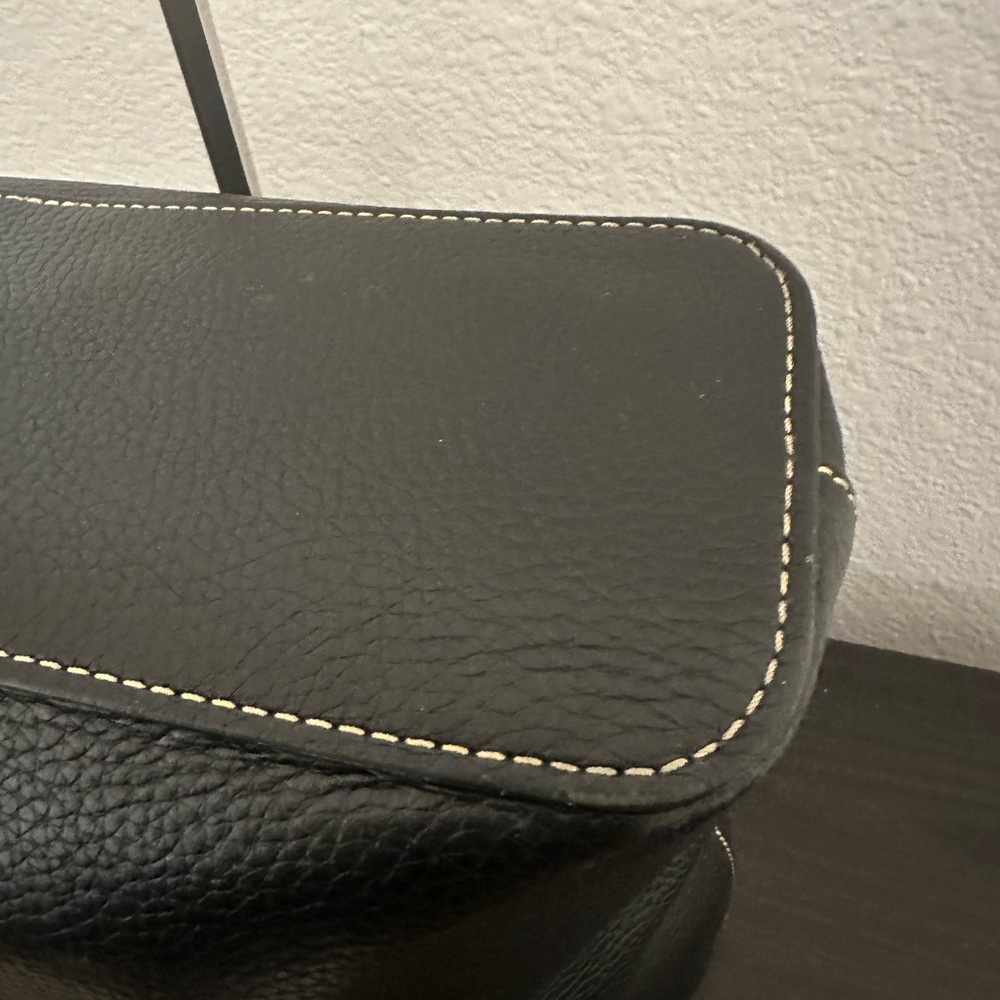 Dooney & Bourke Black and Red Leather Bag - Picture 7 of 8